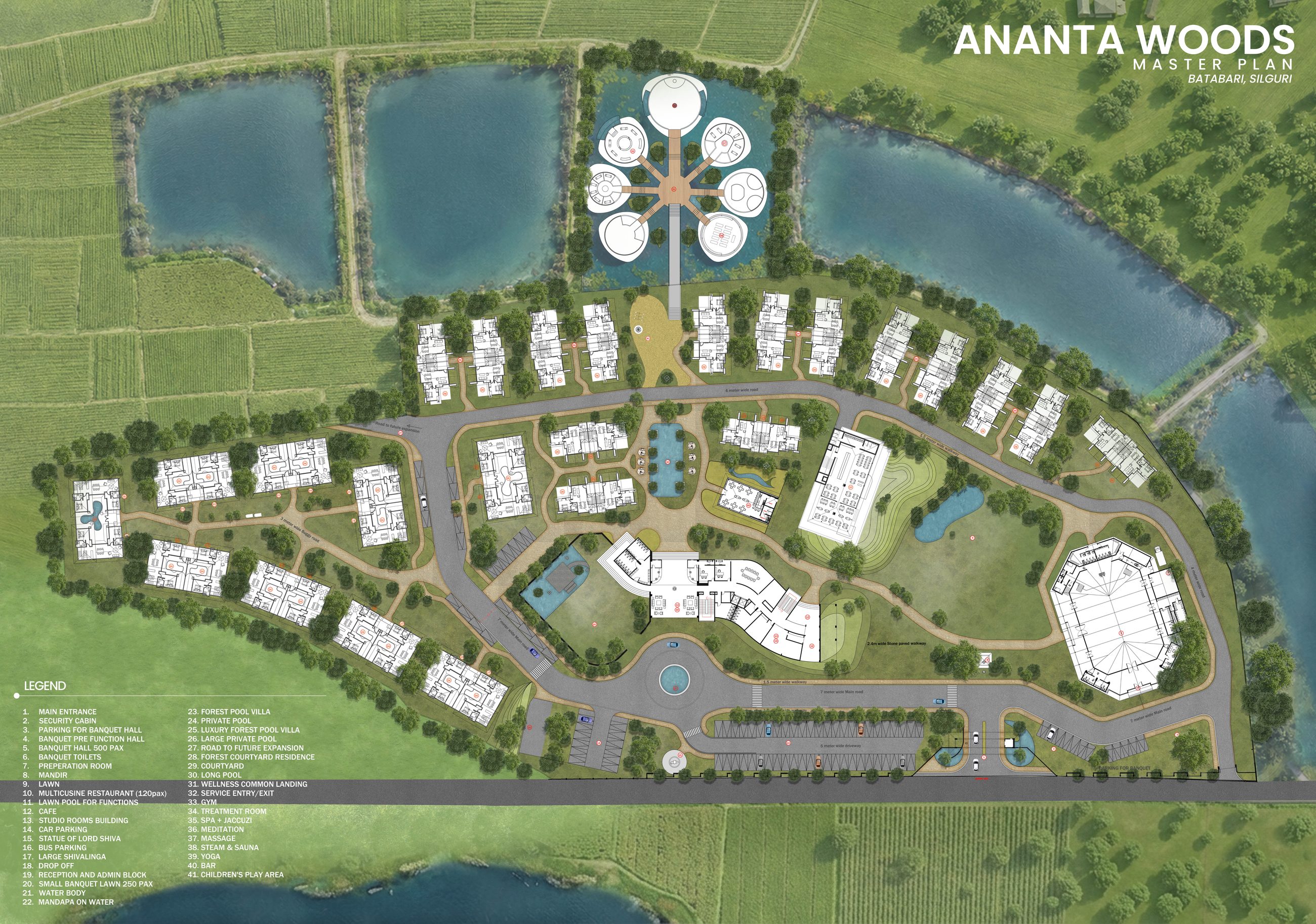 Ananta Woods site masterplan